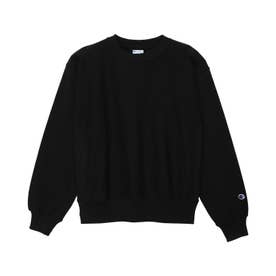リバースウィーブ スウェット トレーナー レディース クルーネックス 裏毛 RW CREW NECK SWEATSHIRT CW-C001 （オフブラック(055)）