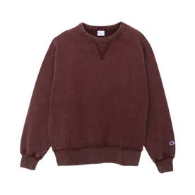 スウェット トレーナー レディース クルーネック 裏毛 リラックスフィット CREW NECK SWEATSHIRT CW-C014 （ワイン(935)）
