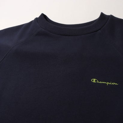 チャンピオン Champion レディース スウェットトレーナー CREW NECK SWEATSHIRT  CW-E006 （ミッドナイトブルー）｜詳細画像