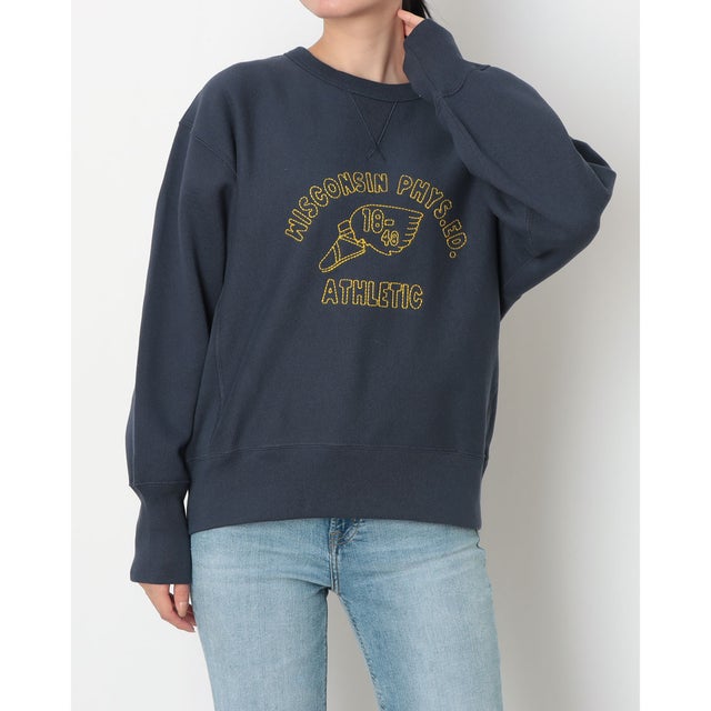 スウェットトレーナー RW CREW NECK SWEATSHIRT （NAVY）