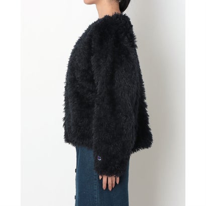 フリースジャケット SNAP FLEECE CARDIGAN （NAVY）｜詳細画像