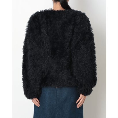 フリースジャケット SNAP FLEECE CARDIGAN （NAVY）｜詳細画像