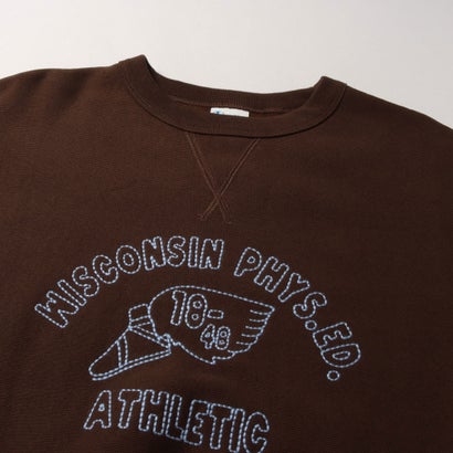 チャンピオン Champion スウェットトレーナー RW CREW NECK SWEATSHIRT （BROWN）｜詳細画像