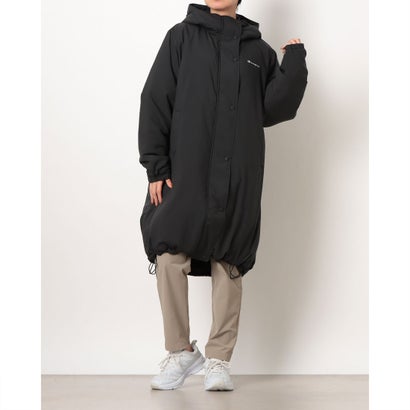 レディース ベンチコート PADED LONG COAT_ CW-ES602 （ブラック）｜詳細画像