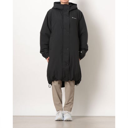 レディース ベンチコート PADED LONG COAT_ CW-ES602 （ブラック）｜詳細画像