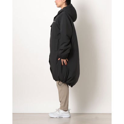 レディース ベンチコート PADED LONG COAT_ CW-ES602 （ブラック）｜詳細画像