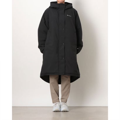 レディース ベンチコート PADED LONG COAT_ CW-ES602 （ブラック）｜詳細画像