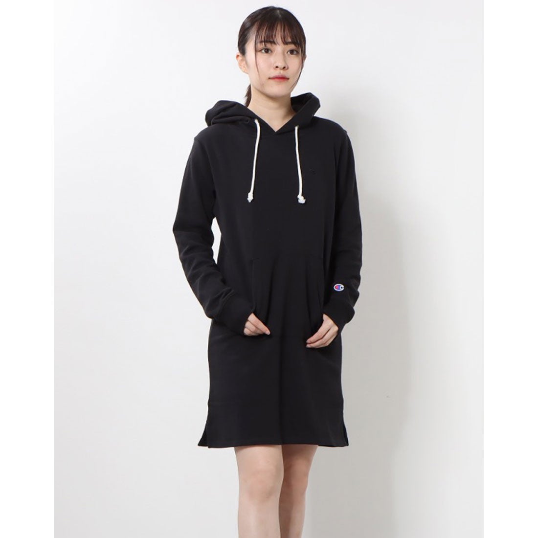 チャンピオン Champion レディース ワンピース HOODED SWEATSHIRT_ CW 