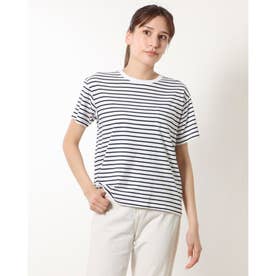 レディース 半袖Tシャツ BORDER SHORT SLEEVE POCKET T-SHIRT_ CW-X343 （WHITE）