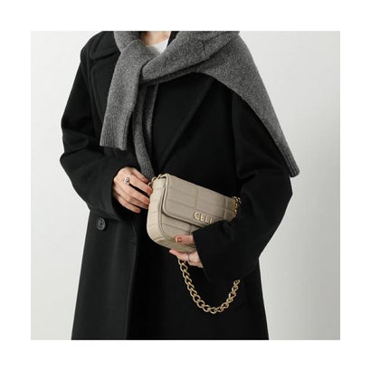 セリーヌ CELINE CELINE ショルダーバッグ 111273EPZ キルティングレザー （02TR/Trench/グレージュ）｜詳細画像