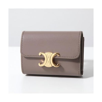 セリーヌ CELINE CELINE 三つ折り財布 10I653DPV Compact Wallet With Coin （38NO/Black/ブラック）｜詳細画像