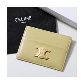 セリーヌ イエロー ケース セリーヌ CELINE CELINE カードケース 10L833DPV TRIOMPHE レザー