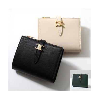 セリーヌ CELINE CELINE 二つ折り財布 L101P3GVE トリオンフ ポンテ （GMU1/Pine）｜詳細画像