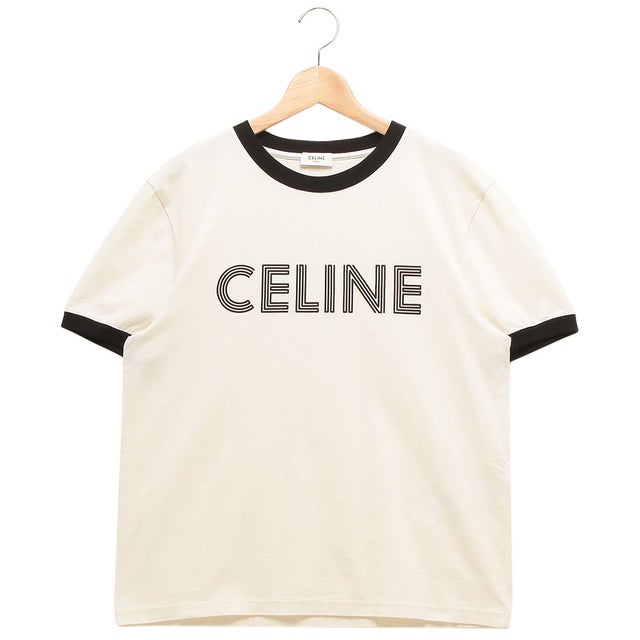 セリーヌ CELINE Tシャツ カットソー レギュラー ホワイト メンズ 