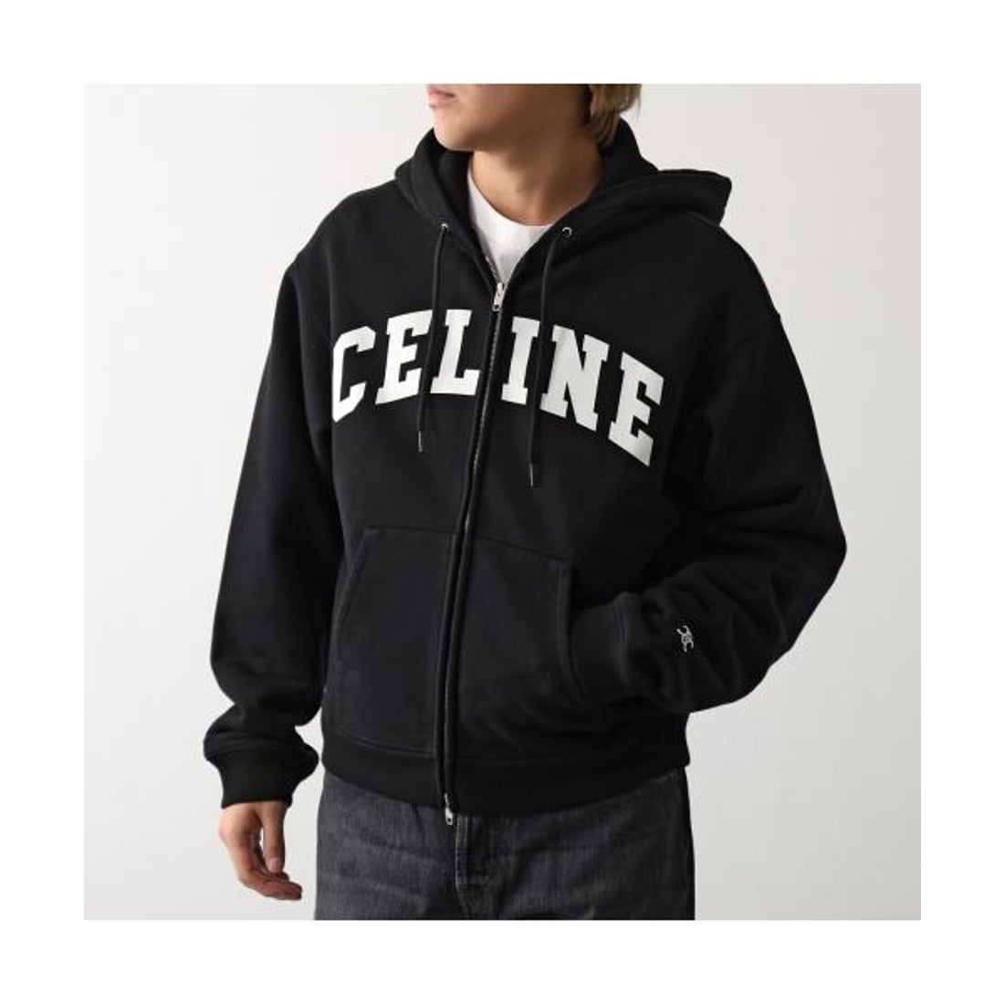 セリーヌ CELINE CELINE パーカー RY11H1233 ジップアップ （38AW