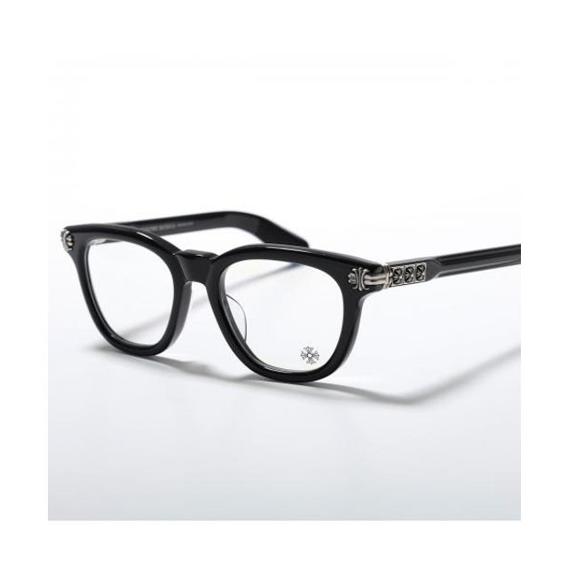 CHROME HEARTS メガネ SMOKE SHOW ウェリントン型 （BK/ブラック）