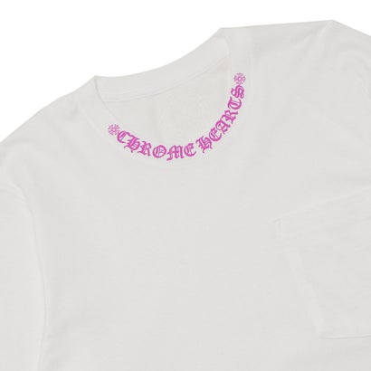 クロムハーツ Chrome Hearts Tシャツ カットソー ホワイト パープル メンズ CHROME HEARTS 314506 WTP （WHITE PURPLE）｜詳細画像