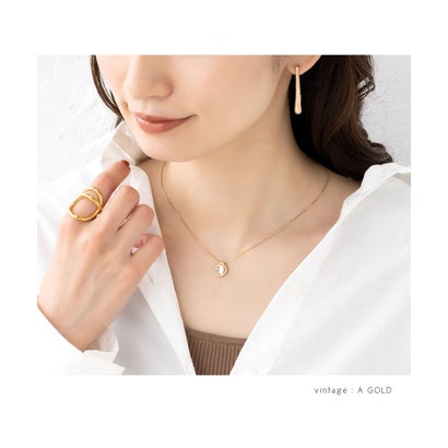 クリームドット Cream dot. スプーンモチーフのベネチアンチェーンネックレス （B：ヴィンテージGD）｜詳細画像