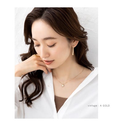 クリームドット Cream dot. スプーンモチーフのベネチアンチェーンネックレス （B：ヴィンテージGD）｜詳細画像