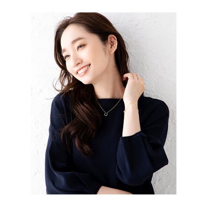 優美なクロス×カーブラインの片耳用2setイヤーカフ （シルバー）｜詳細画像