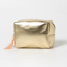 Mini Cube Cosmetic Bag （ゴールド）