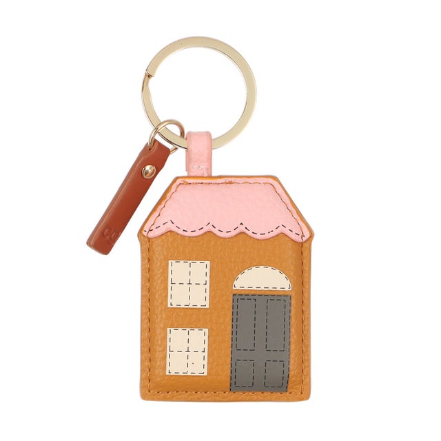 
                    Tan/Pink House Keyring （オレンジ）
