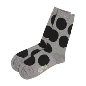 Spots Socks CHARCOAL SPOT （グレー）