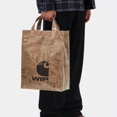 カーハート ワークインプログレス Carhartt WIP ブリンカーフルイド ペーパーバッグ（Blinkerfluid Paper Bag） （Brown）｜詳細画像