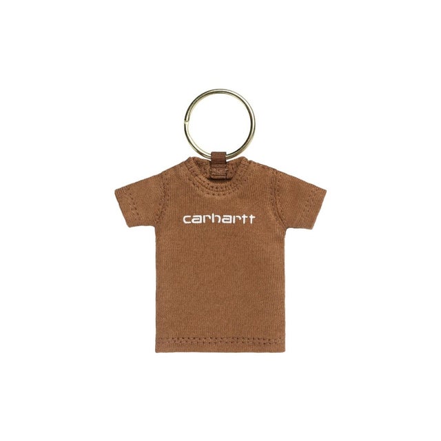 ミニ スクリプト Tシャツ キーチェーン（Mini Script T-Shirt Keychain） （Hamilton Brown）