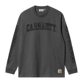 長袖カモスネークTシャツ（Long Sleeve Camo Snake T-Shirt） （Black (Garment Dyed)）
