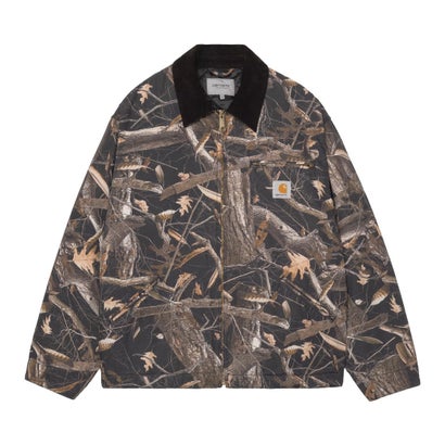 カーハート ワークインプログレス Carhartt WIP オージー デトロイト ジャケット（OG Detroit Jacket） （Camo Feather Tree, Black / Black, Heavy stone wash）｜詳細画像