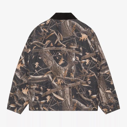 カーハート ワークインプログレス Carhartt WIP オージー デトロイト ジャケット（OG Detroit Jacket） （Camo Feather Tree, Black / Black, Heavy stone wash）｜詳細画像