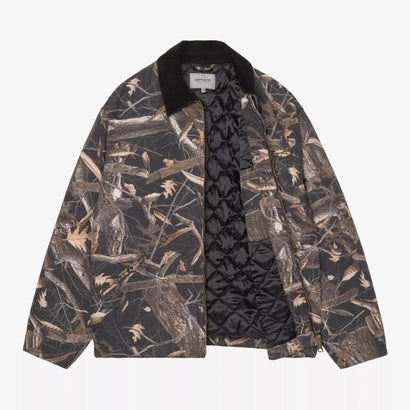 カーハート ワークインプログレス Carhartt WIP オージー デトロイト ジャケット（OG Detroit Jacket） （Camo Feather Tree, Black / Black, Heavy stone wash）｜詳細画像