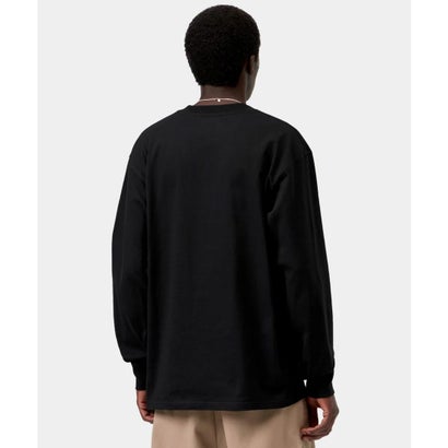 長袖 Tシャツ ロンT メンズ ワンポイント ロゴ （WHITE）｜詳細画像