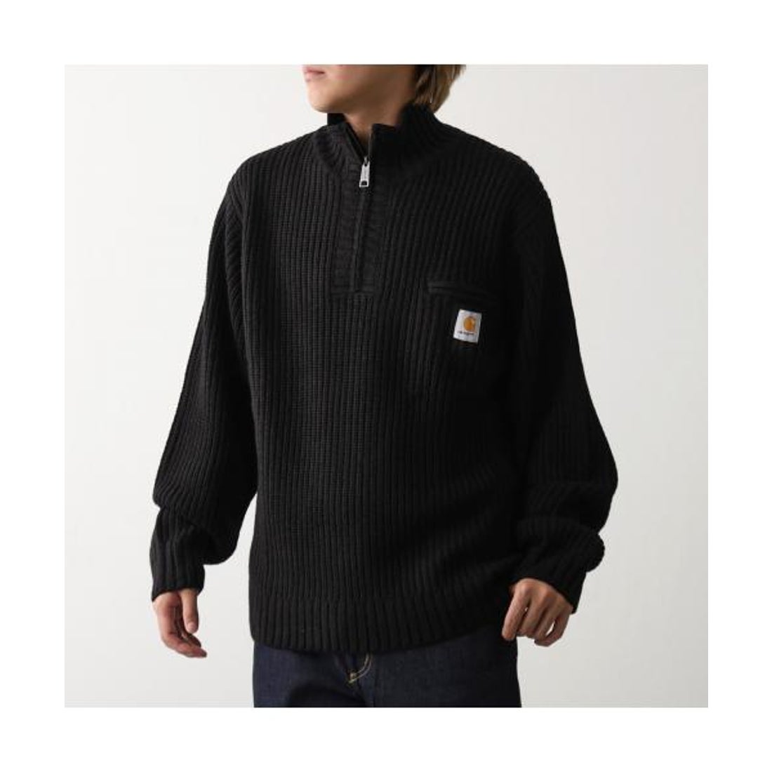ぼ*み様 ★値下げ★極美品 カーハートWIP ペイズリー柄 ニットカーディガン カーハート Carhartt Carhartt WIP セーター Detroit Half Zip Sweater