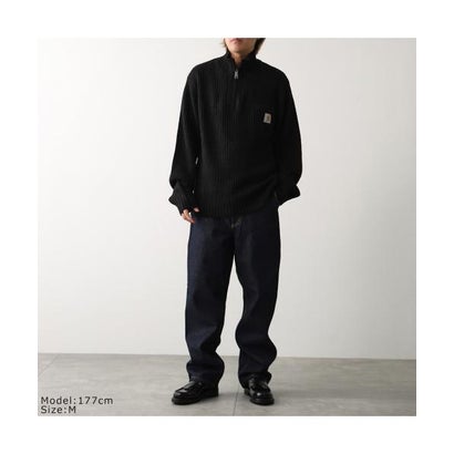 Carhartt WIP セーター Detroit Half Zip Sweater I035398 （89XX/Black）｜詳細画像