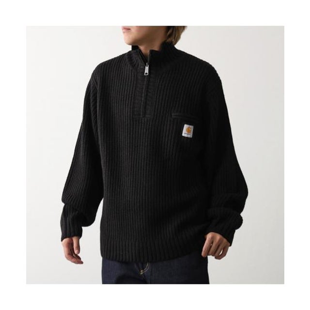 WIP セーター Detroit Half Zip Sweater I035398 （89XX/Black）