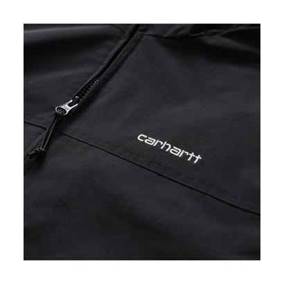 カーハート Carhartt Carhartt WIP ジャケット Hooded Sail Jacket I028436 （0D2XX/Black/White）｜詳細画像