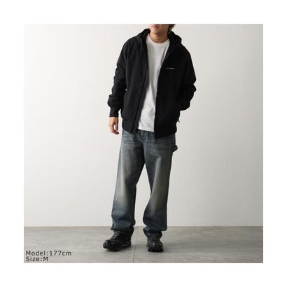カーハート Carhartt Carhartt WIP ジャケット Hooded Sail Jacket I028436 （0D2XX/Black/White）｜詳細画像