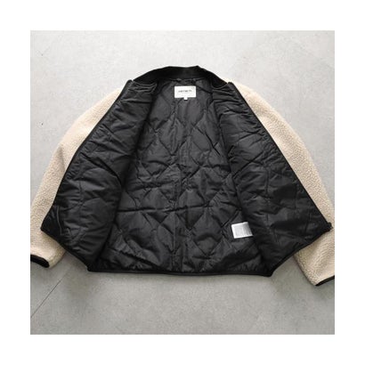 カーハート Carhartt Carhartt WIP フリースブルゾン Janet Liner I035697 （2NQXX/Fleur-De-Sel/Black）｜詳細画像