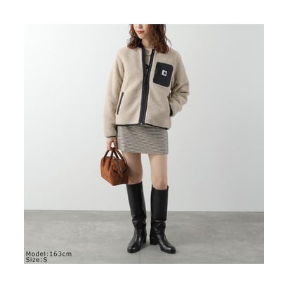 カーハート Carhartt Carhartt WIP フリースブルゾン Janet Liner I035697 （2NQXX/Fleur-De-Sel/Black）｜詳細画像