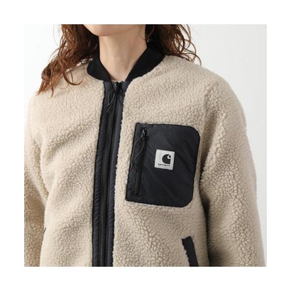 カーハート Carhartt Carhartt WIP フリースブルゾン Janet Liner I035697 （2NQXX/Fleur-De-Sel/Black）｜詳細画像