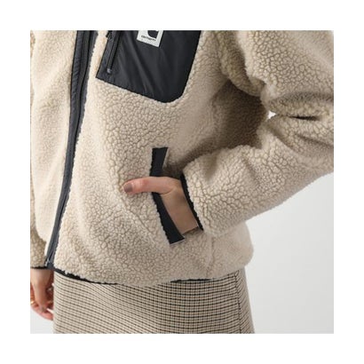カーハート Carhartt Carhartt WIP フリースブルゾン Janet Liner I035697 （2NQXX/Fleur-De-Sel/Black）｜詳細画像