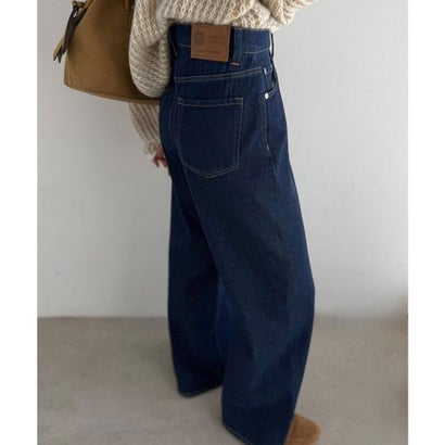 「なんか痩せた？」を引き出す！見違えるシルエット。セミフレアバギーデニムパンツ （ワンウォッシュ）｜詳細画像