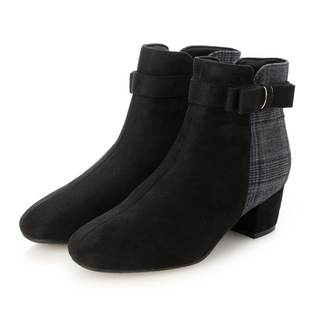 レディースエレガンスブーツ （BLK/GRY）