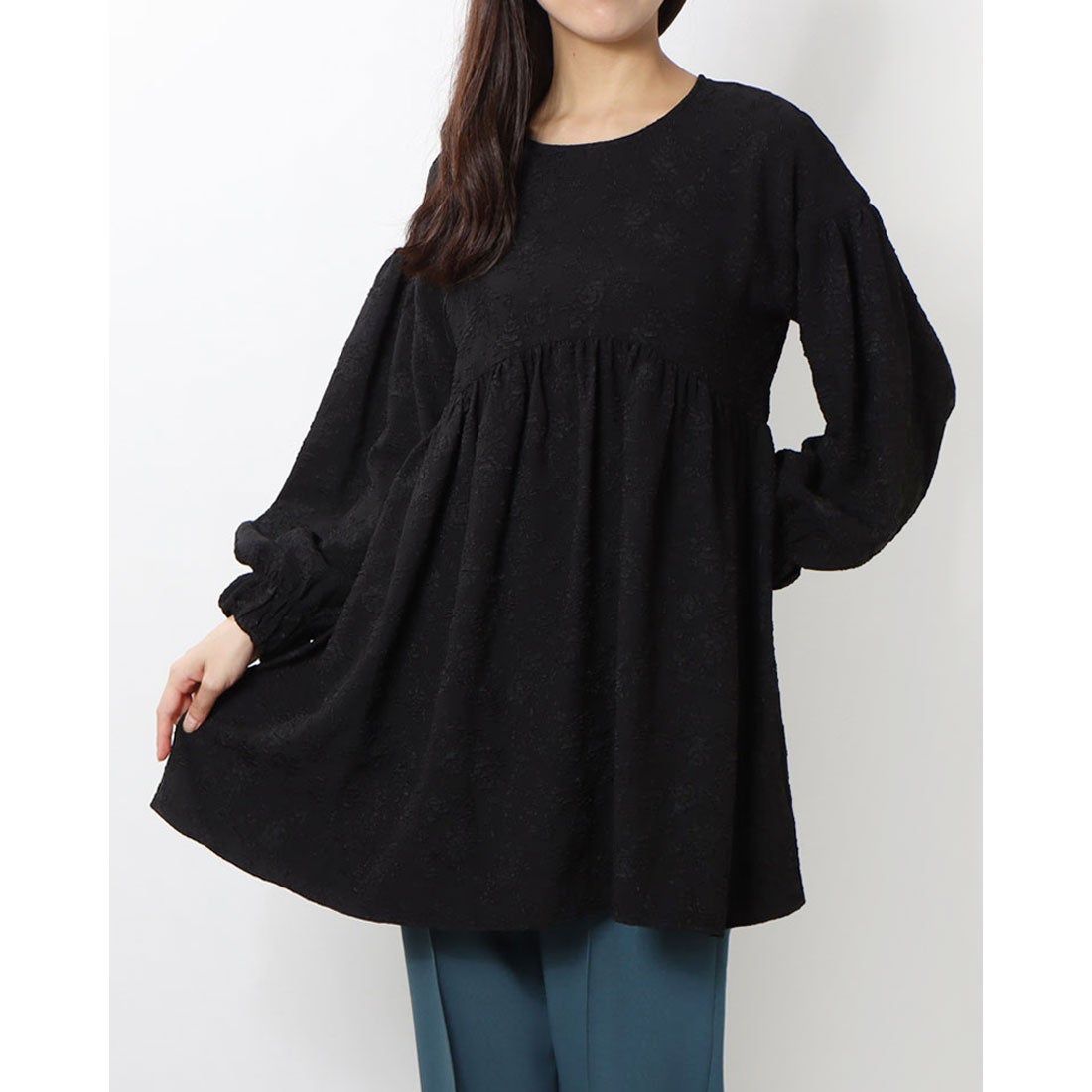 新品.未使用☆SONO ハピネスジャガードフレアブラウス ☆24AW 【公式通販】
