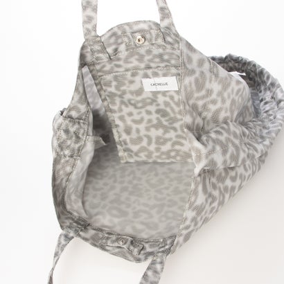 C8955 LEOPARD ECO TOTE （グレー）｜詳細画像