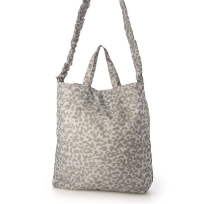 C8955 LEOPARD ECO TOTE （グレー）｜詳細画像