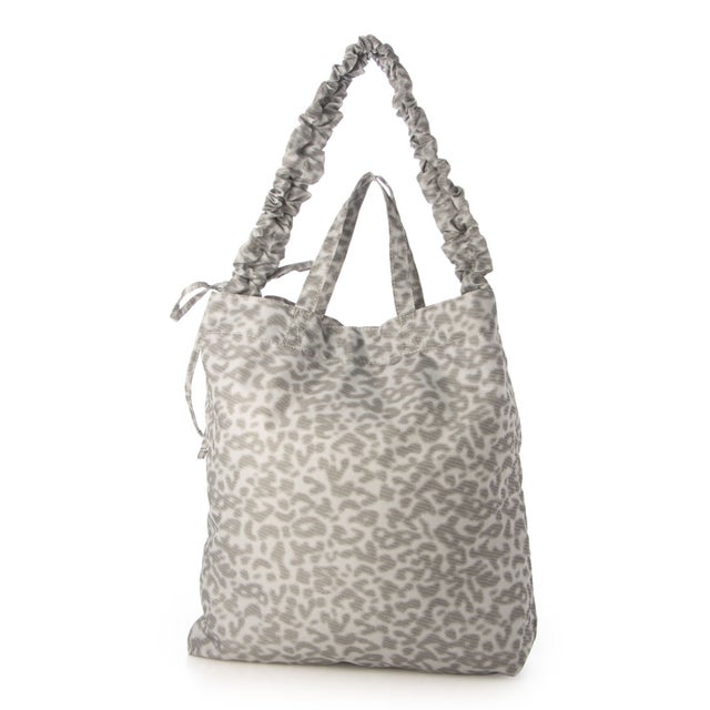 C8955 LEOPARD ECO TOTE （グレー）