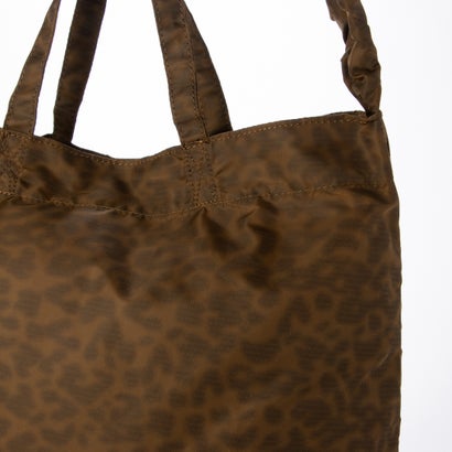 C8955 LEOPARD ECO TOTE （ブラウン）｜詳細画像